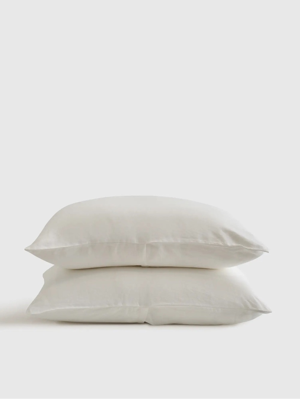 New Quince European Linen Sham Set King White MSRP $49.90